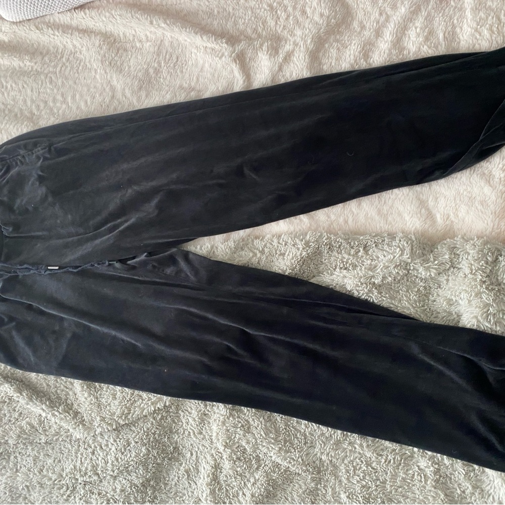Black Velvet Pants